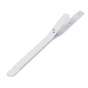 Vepabins - Seinäkiinnike Madame Clip jätepussiin - Valkoinen - Alumiini - 40.5 cm