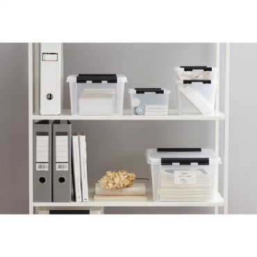 SmartStore - Säilytyslaatikko Classic 8 L läpinäkyvä 10 kpl pinottava keittiöön