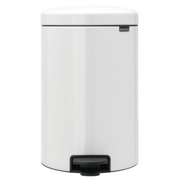 Brabantia - Roskakori newicon 20l valkoinen metallivuorella