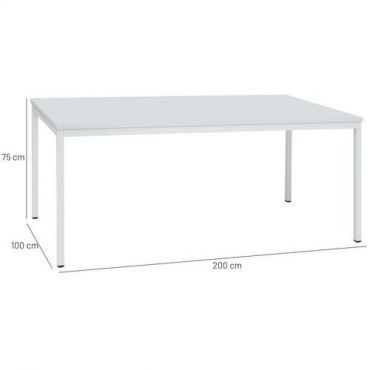 Manutan expert - Pöytä manutan 100 x 200 cm