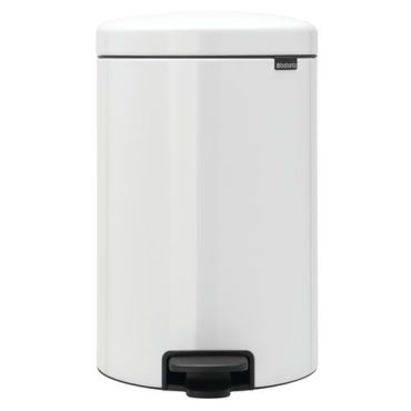Brabantia - Roskakori polkimella NewIcon 20L valkoinen - Metalli Sisäkäyttöön