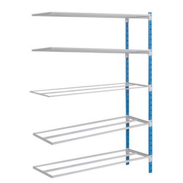 Manorga - Jatko-osa 70 cm sininen pylväs varastohylly combi-flip