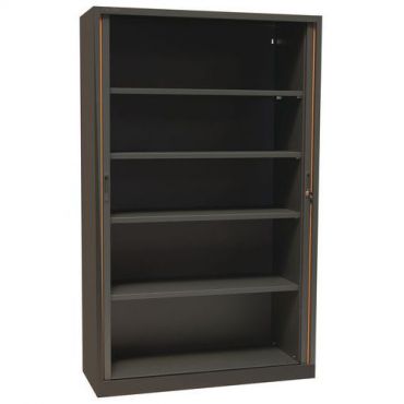 Manutan expert - Säleikkökaappi manutan 195 x 120 antrasiitti/pyökki