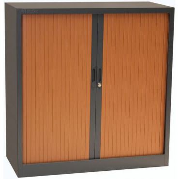 Manutan expert - Säleikkökaappi manutan 1000x450x1050 antrasiitti/kirsikka