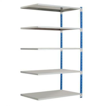 Manorga - Jatko-osa 40 cm sininen pylväs varastohylly combi-flip steel