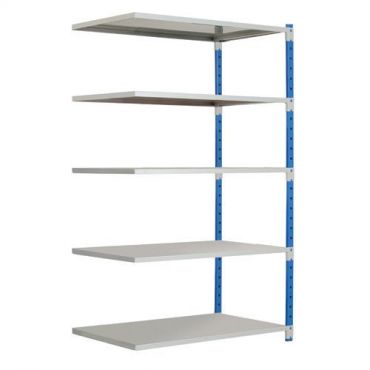 Manorga - Jatko-osa 50 cm sininen pylväs varastohylly combi-flip steel