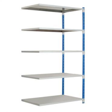 Manorga - Jatko-osa 60 cm sininen pylväs varastohylly combi-flip steel