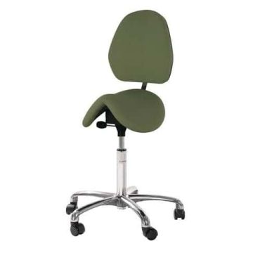 Global Professional Seating - Satulatuoli Dalton Euromatic selkänojallinen vihreä/keltainen kangas 58-77 cm korkeus 110 kg