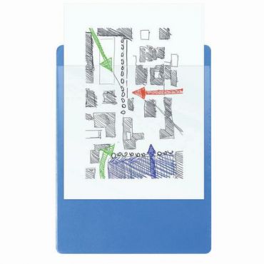 Exacompta - Kirjoituslehtiö A4 taskulla - Sininen - FSC-sertifioitu ekologinen