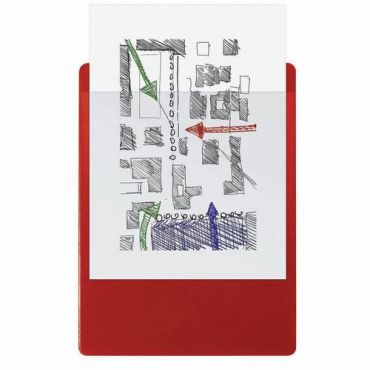Exacompta - Kirjoituslehtiö taskulla - muoto 23x32cm a4-red