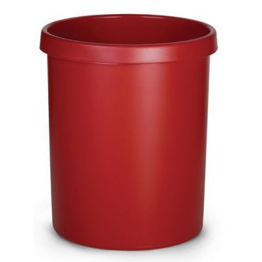 Vepabins - Roskakori Tough 30 L - Punainen - Muovi - Pyöreä - 41 cm korkea