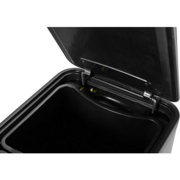 EKO - Roskakori polkimella Ecoslim 45 L - Matta/ruostumaton teräs - Jätteidenkäsittely