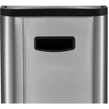 EKO - Roskakori polkimella Ecoslim 45 L - Matta/ruostumaton teräs - Jätteidenkäsittely