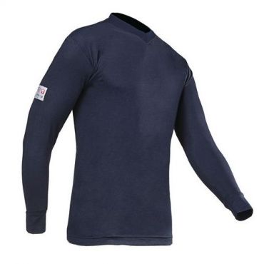 Sioen - T-paita palosuojattu/antistaattinen l laivastonsininen
