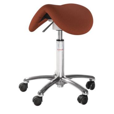 Global Professional Seating - Satulatuoli Mini Flexmatic - Oranssi kangas - Säädettävä korkeus 53-72 cm - 110 kg