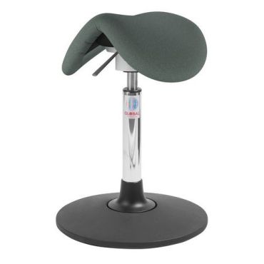 Global Professional Seating - Satulatuoli MiniSway Flexmatic - Vihreä kangas - Säädettävä korkeus 61-80cm - Ergonominen ja ekologinen