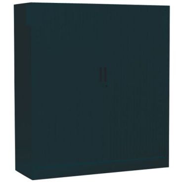 Robberechts - Antrasiitti monobloc-kaappi rulo-ovilla - 136x120x43 cm - 3 hyllyä 60 kg/hylly teräs sylinterilukko