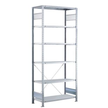 Schulte - Varastohylly Easy-Fix Sinkitty - 250 x 60 cm - 150 kg/hyllytaso - 6 hyllytasoa - Kestävä ja tilava