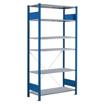 Schulte - Perusosa 250 x 40 cm varastohylly easy-fix-sininen