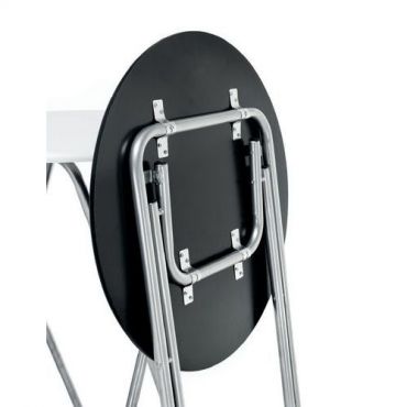 Fixbordet - Taittopöytä smart musta ø x k: 60 x 105 cm