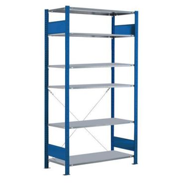 Schulte - Varastohylly Easy-Fix - Perusosa 250x80 cm 6 tasoa 150 kg/taso sinkitty