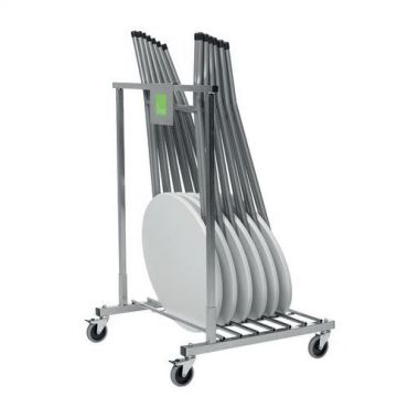 Fixbordet - Taittopöytä smart valkoinen ø x k: 60 x 105 cm