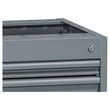 WFI - Säilytyslaatikosto LD - 2 laatikkoa (50mm 150mm) - Teräs Harmaa - 385x500x325mm