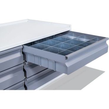 WFI - Laatikkosisus Työkalukaappiin HD 500 - 450x450x65mm - Harmaa