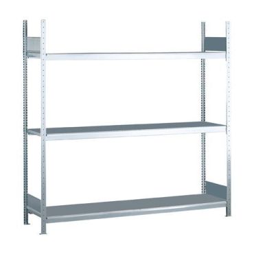 Schulte - Leveälokerohylly Easy-Fix - 200x150x60 cm - 3 hyllytasoa - 400 kg/hyllytaso