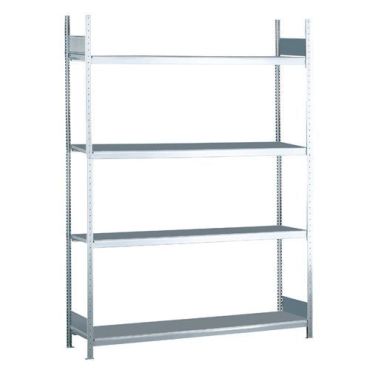 Schulte - Leveälokerohylly Easy-Fix - 250x200x50 cm - 4 hyllytasoa - 400 kg/hyllytaso - Teräs