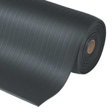 Notrax - Kuormitusta keventävä vaahtomuovimatto - 91 x 150 cm musta - Ergonominen PVC