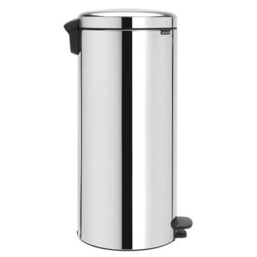 Brabantia - Roskakori polkimella NewIcon 30L - Ruostumaton teräs harmaa