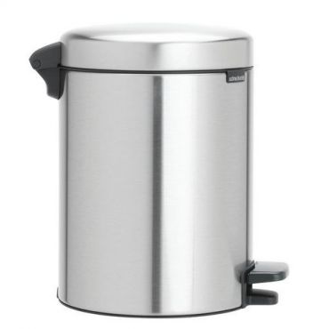 Brabantia - Roskakori polkimella NewIcon 5L matta ruostumatonta terästä - Vaaleanharmaa