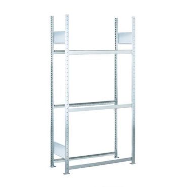 Schulte - Perusosa Rengasteline EasyFix RotaStore - 2500x1500x400mm - 4 tasoa teräs 150kg/hyllytaso