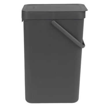 Brabantia - Roskakori Sort&Go 16L - Vihreä - Biojäte - Muovi - Kahva