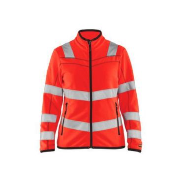 Blaklader - Naisten highvis microfleecepusero - Huomio punainen XXL - EN 20471 - Polyesteri