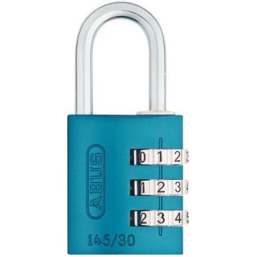 Abus - Koodilukko 145 Sininen - 30mm Pituus - 5mm Kaari - Suojausluokka 3