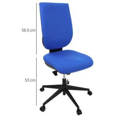 Manutan Expert - Toimistotuoli Cosmic sininen - Kangas Ergonominen 110 kg 5v takuu