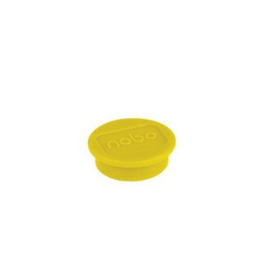 Nobo - Valkotaulumagneetti 24 mm keltainen 300 g 10 kpl