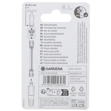 Gardena - Hanaliitin 26-34 mm Classic - Perinteinen malli - Puutarhanhoito