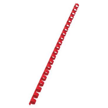 Gbc - Muovikierteille 10 mm punainen 100 kpl/pakk