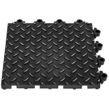 Notrax - Kuormitusta keventävä mattolaatta pvc musta 300x300x25 mm