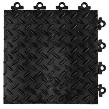 Notrax - Kuormitusta keventävä mattolaatta pvc musta 300x300x25 mm