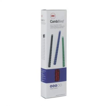 Gbc - Muovikierteille 14 mm musta 100 kpl/pakk