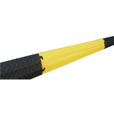 Manutan Expert - Kaapelinsuojus 3x13 keltainen - 100 cm - 3 kaapelille - Elastomeeri
