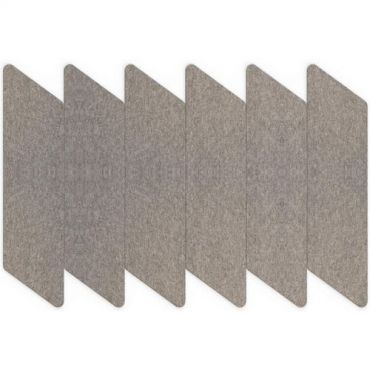 Smit visual - Seinäpaneeli akustinen parallelogrammi harmaa tumma