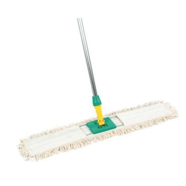 TTS - Lankamoppi runko leveä 100 cm - 13 cm leveä - Puuvilla - Teräs - Harmaa