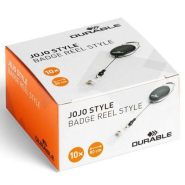 Durable - Jojo-pidike style 10 kpl musta