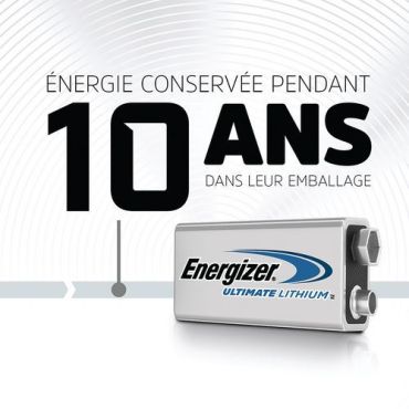 Energizer - Ultimate-litiumparisto - 9 v - 10 kpl:n pakkaus - energizer