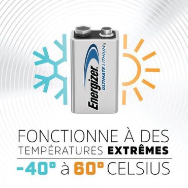 Energizer - Ultimate-litiumparisto - 9 v - 10 kpl:n pakkaus - energizer
